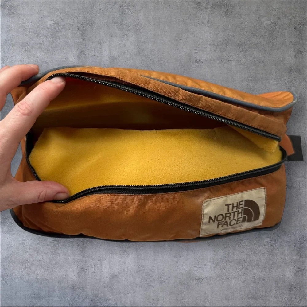 Vintage The North Face Waist Pack Fanny Pack – Burnt Orange Made in‎ USA 70s/80s